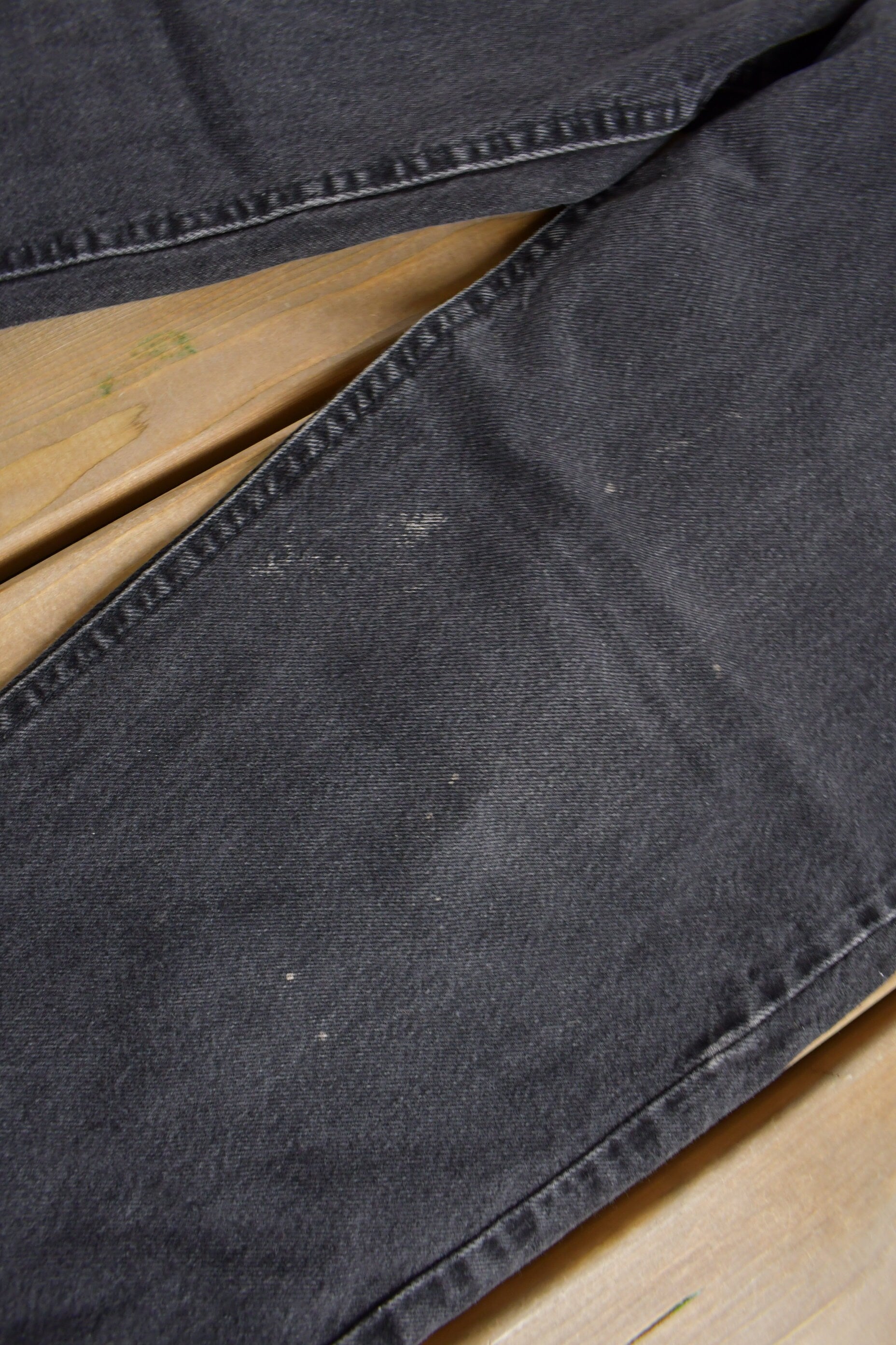 Vintage 1970s Lee Black Wash Jeans Size 30 x 30