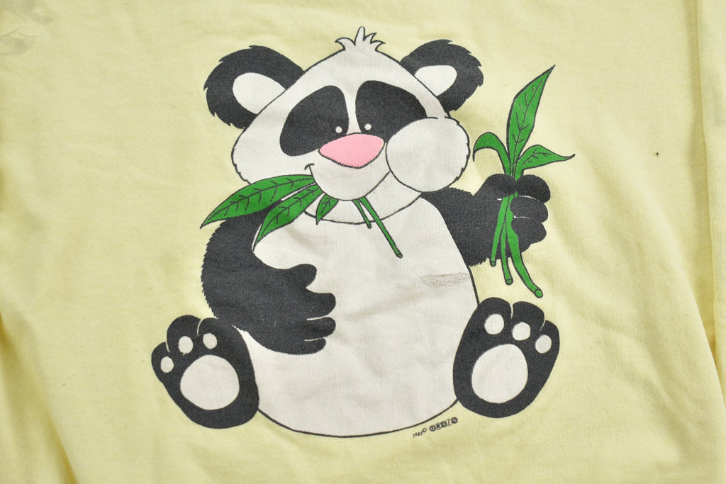 Vintage 1985 Zoo Crew Panda Graphic Crewneck Sweatshirt
