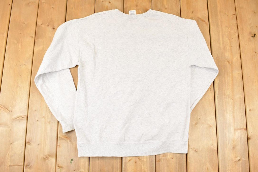 Vintage 1990s Miami Block Letter Bold Font Graphic Print Crewneck Sweatshirt Mens M