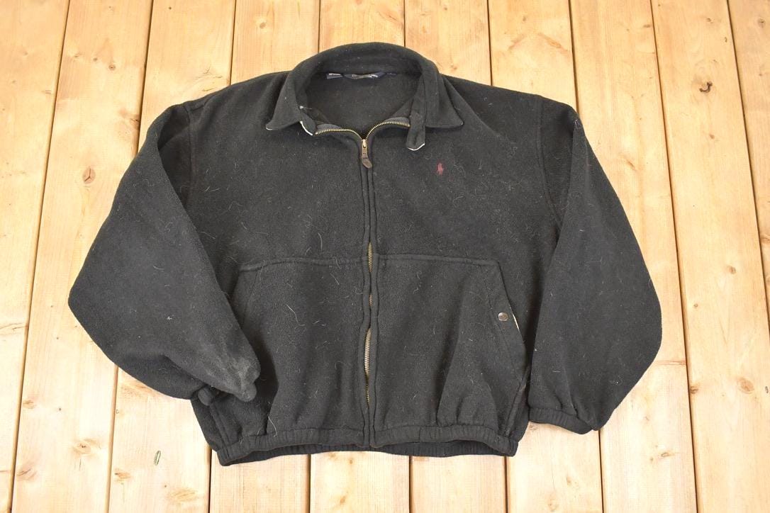 Vintage 1990s Polo By Ralph Lauren Fleece Outdoorsman Sweater Mens XL