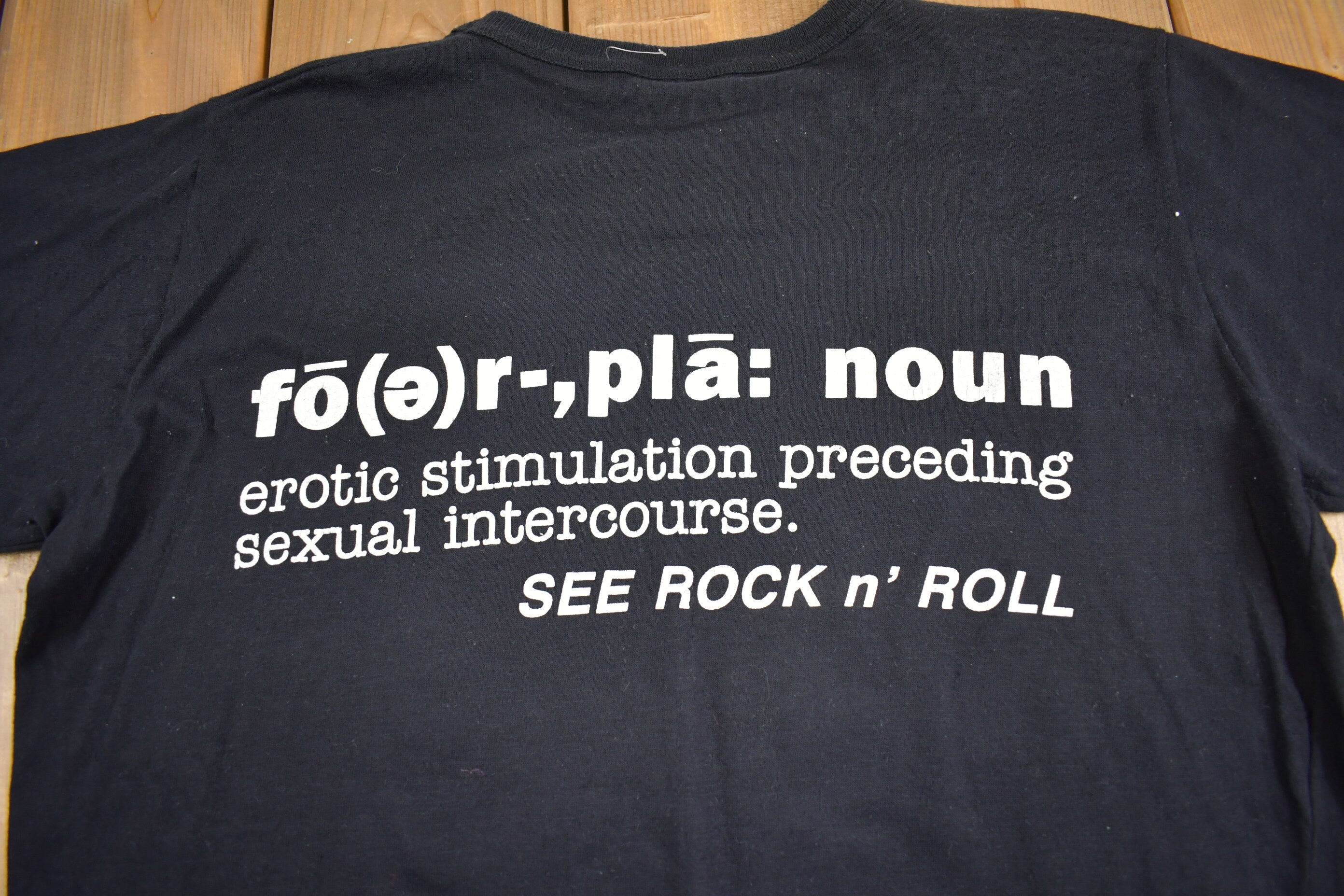 Vintage 1990s Foreplay Band T Shirt