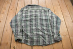 Vintage 1990s Five Brother Plaid Button Up Shirt 1990s Button Up