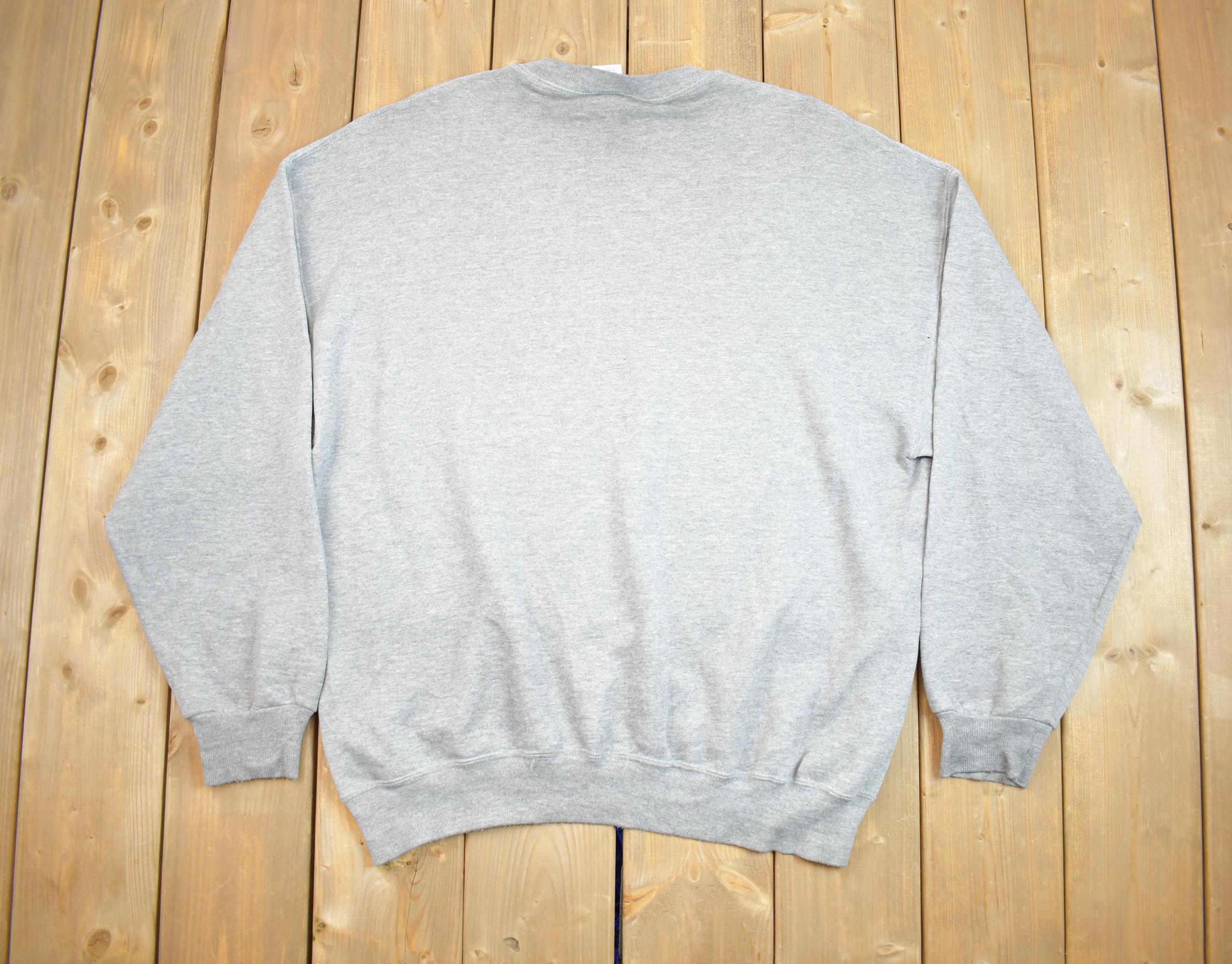 Vintage 1990s Alcoa Marsh Building Supply Crewneck Sweatshirt Made In USA