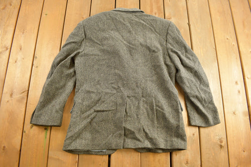 Vintage 1990s Farah Wool Blazer Jacket / Vintage Jacket / Vintage 90s Jacket / Outdoor / Winter / Fall Wear / Sports Coat / Suit Jacket