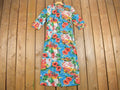 Vintage 1970s Hawaii Floral Dress