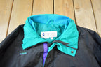 Vintage 1990s Columbia Sports Bright Coloured Light Jacket Windbreaker