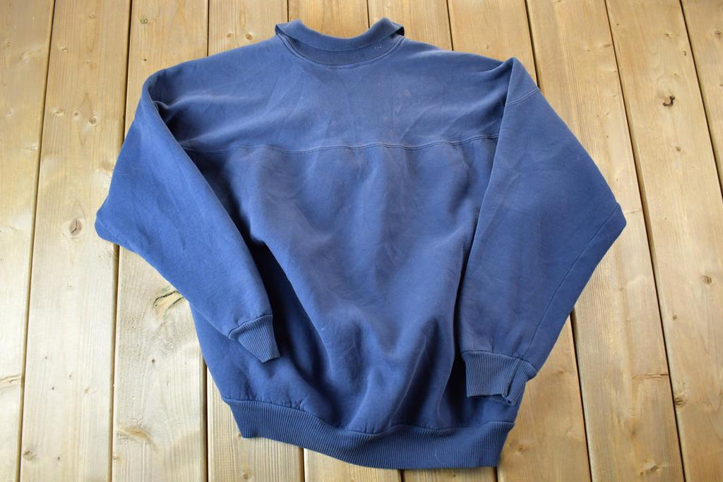 Vintage 1990s Marshlands Canada Mock Neck Sweatshirt