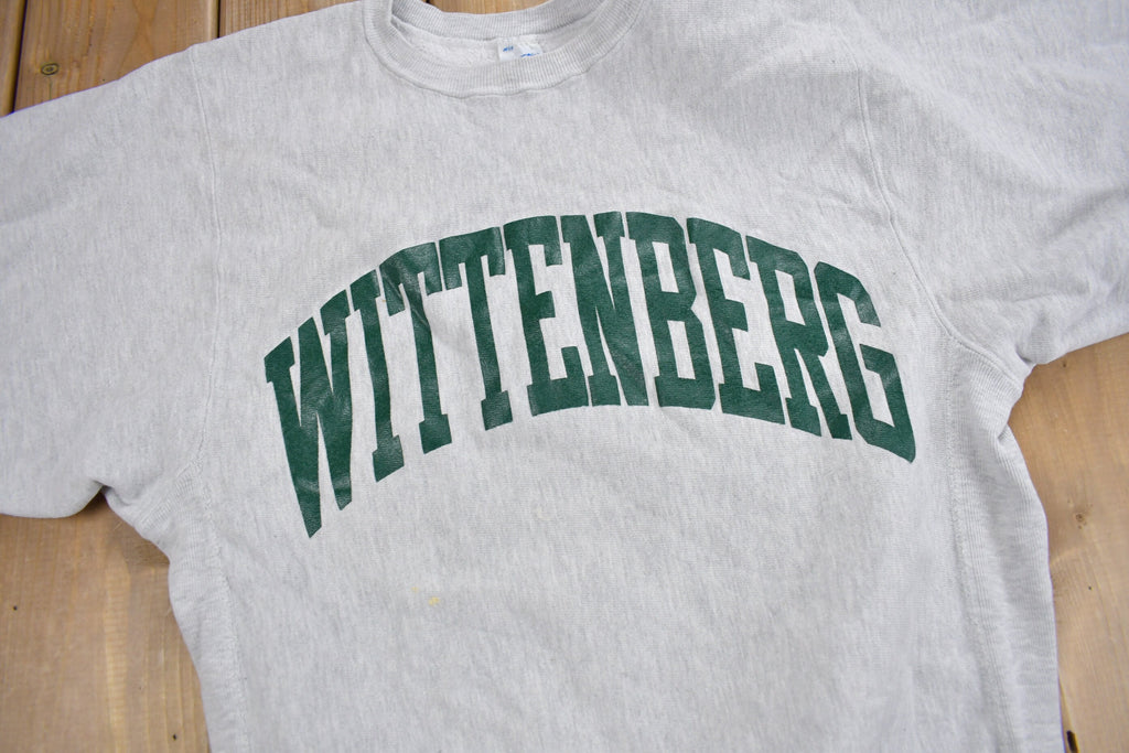 Vintage 1990s Wittenberg Champion Reverse Weave Collegiate Crewneck