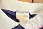 Vintage 1990s Huntington Ridge Floral Collard Crewneck Sweatshirt