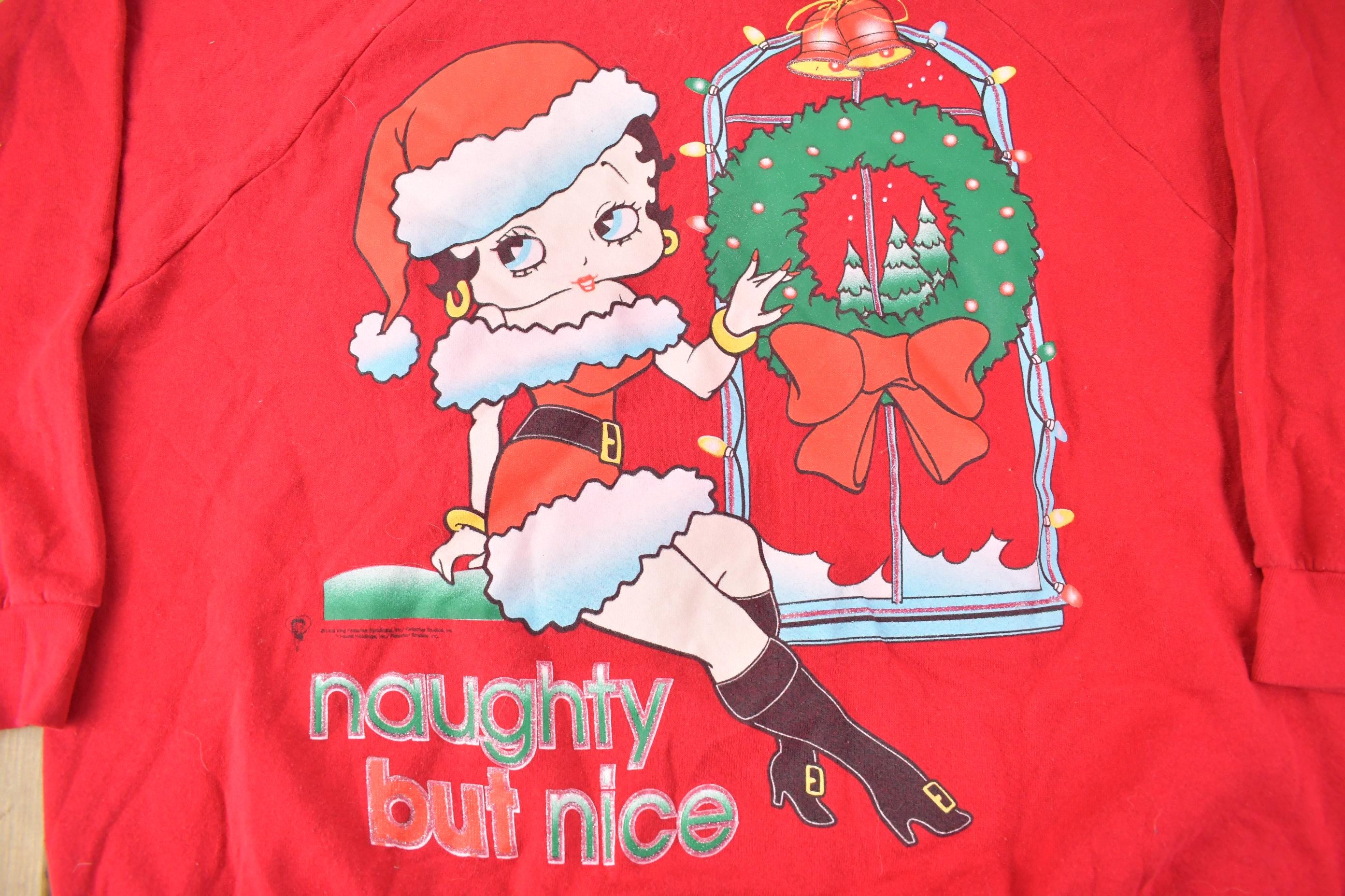 Vintage 1999 Betty Boop Christmas Theme Crewneck
