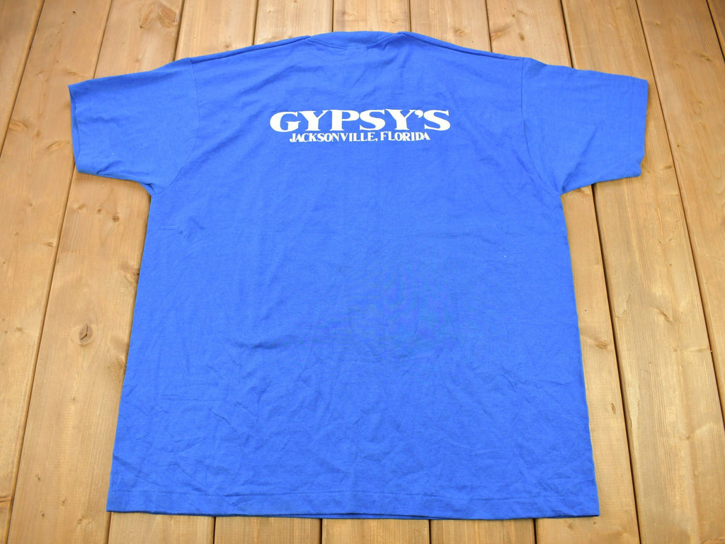 Vintage 1990s Gypsy's Adult Entertainment Jacksonville Florida Graphic T Shirt