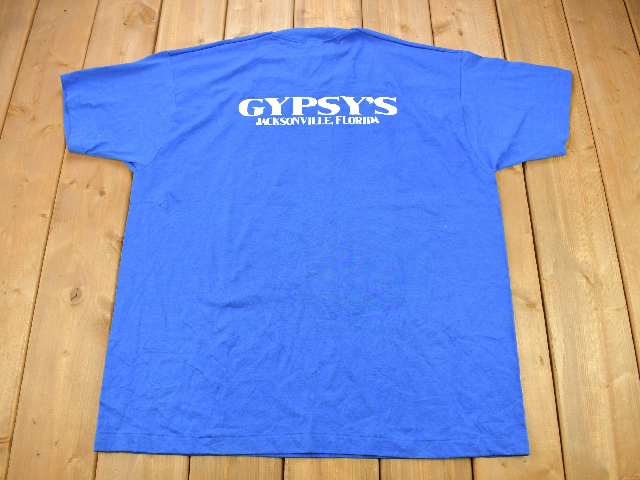Vintage 1990s Gypsy's Adult Entertainment Jacksonville Florida Graphic T Shirt