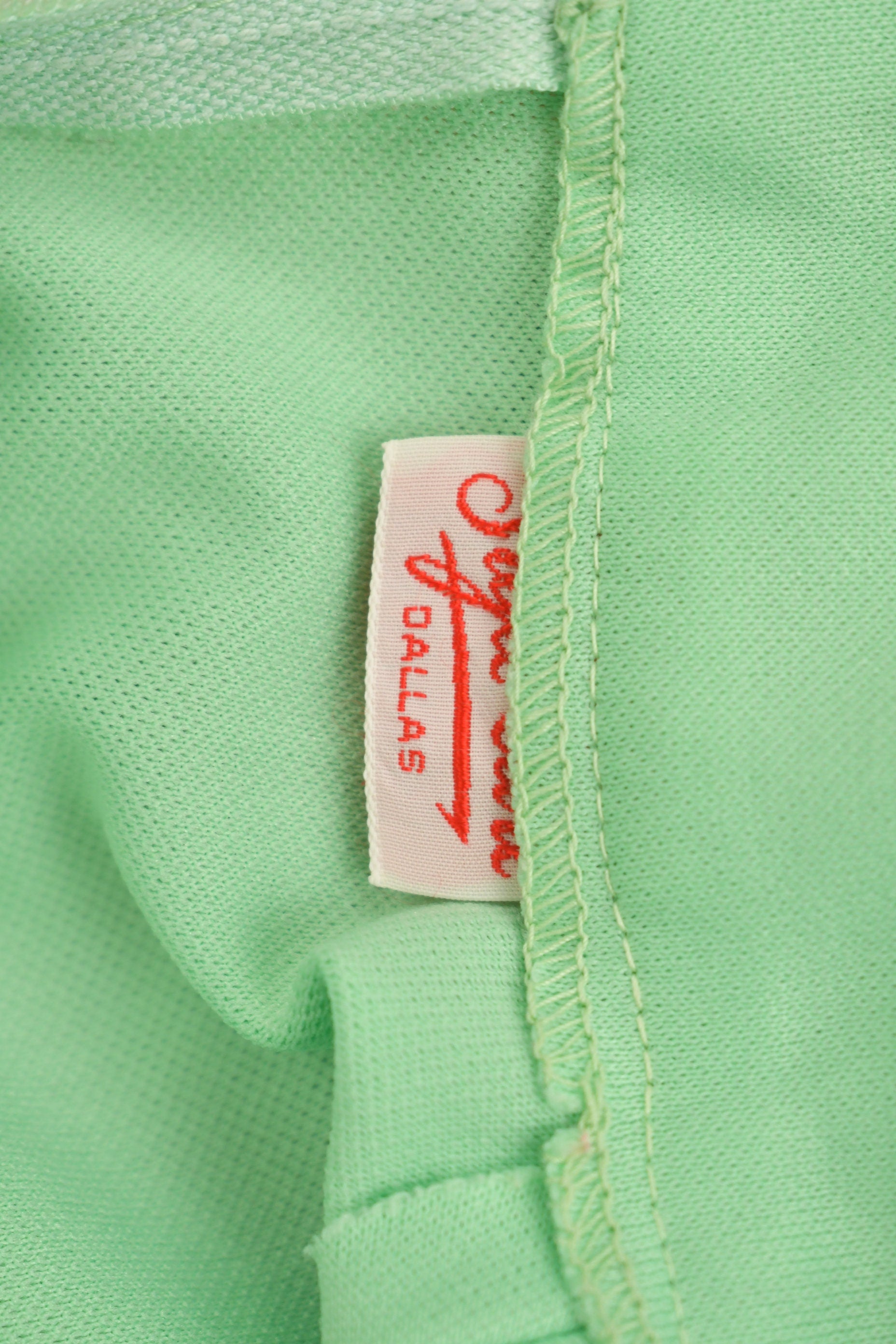 Vintage 1980s Women's Green Blank Sleeveless Zip Up Shirt