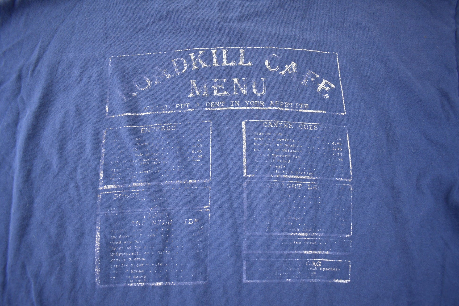 Vintage 1990s Roadkill Cafe Branson Missouri Travel T Shirt Made In USA Size XL