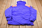 Vintage 1990s Columbia Quarter Zip Windbreaker Jacket