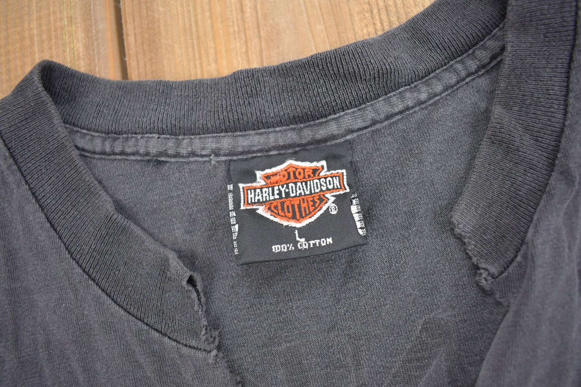 Vintage 1994 Fink's Harley Davidson Zanesville Ohio T-Shirt