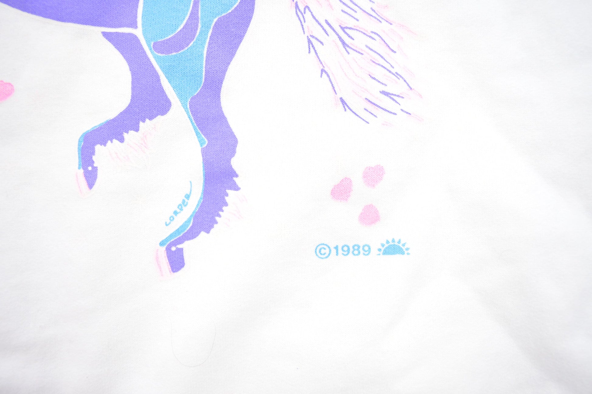 Vintage 1989 Flying Horse Pegasus Crewneck Sweatshirt / 80s Crewneck / Made In USA / Essential / Streetwear / 80s