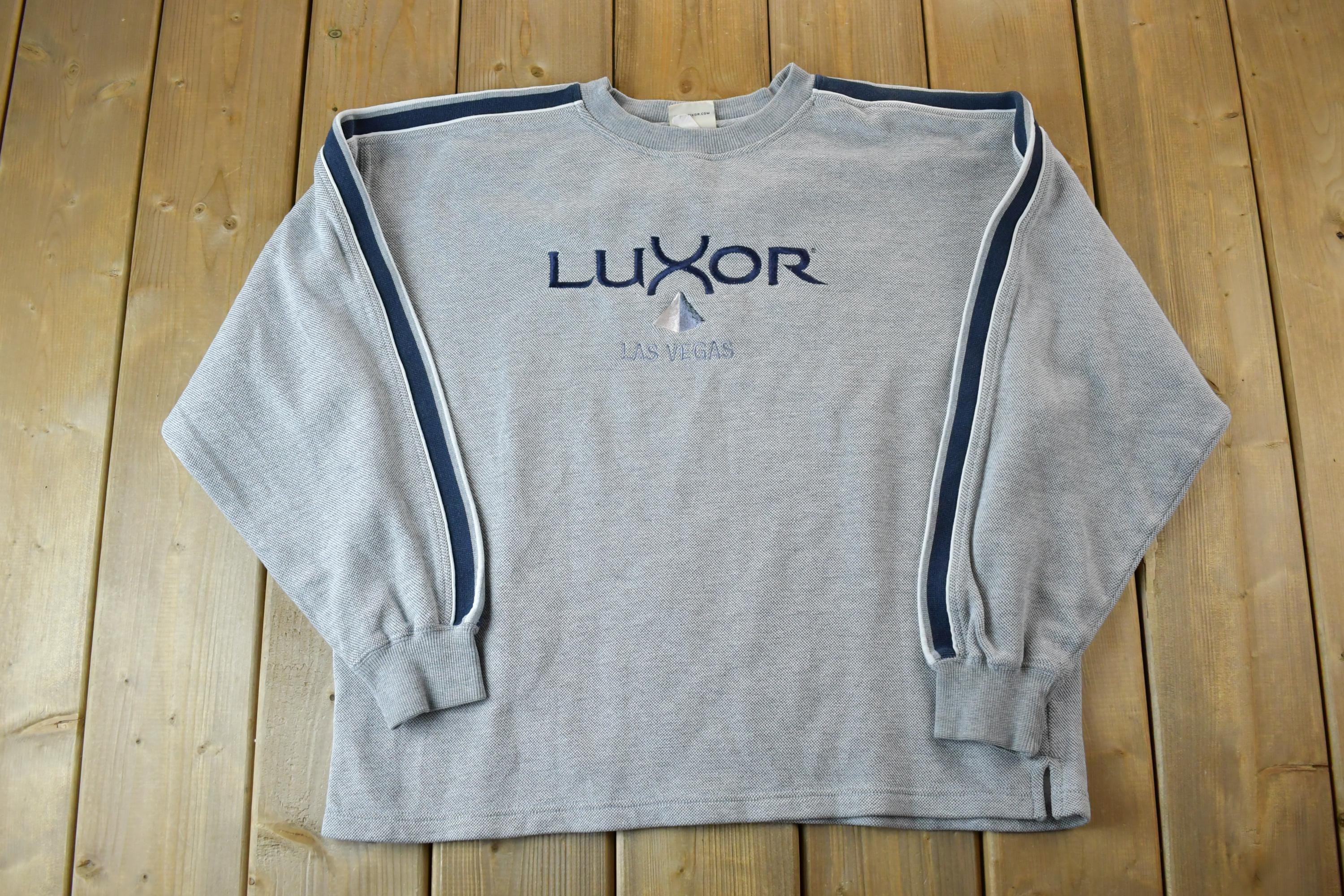 Vintage 1990s Luxor Las Vegas Heavy Knit Crewneck Sweatshirt