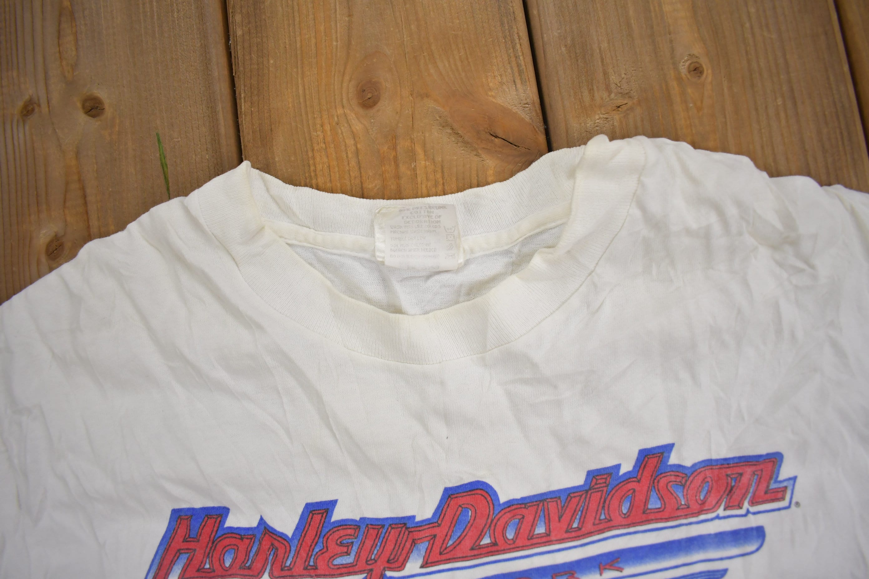 Vintage 1990s Harley Davidson Motorcycles Cafe T-Shirt
