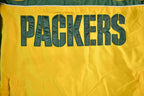Vintage 2000s Green Bay Packers NFL Quarter Zip Pullover Windbreaker Jacket Men's 3XL