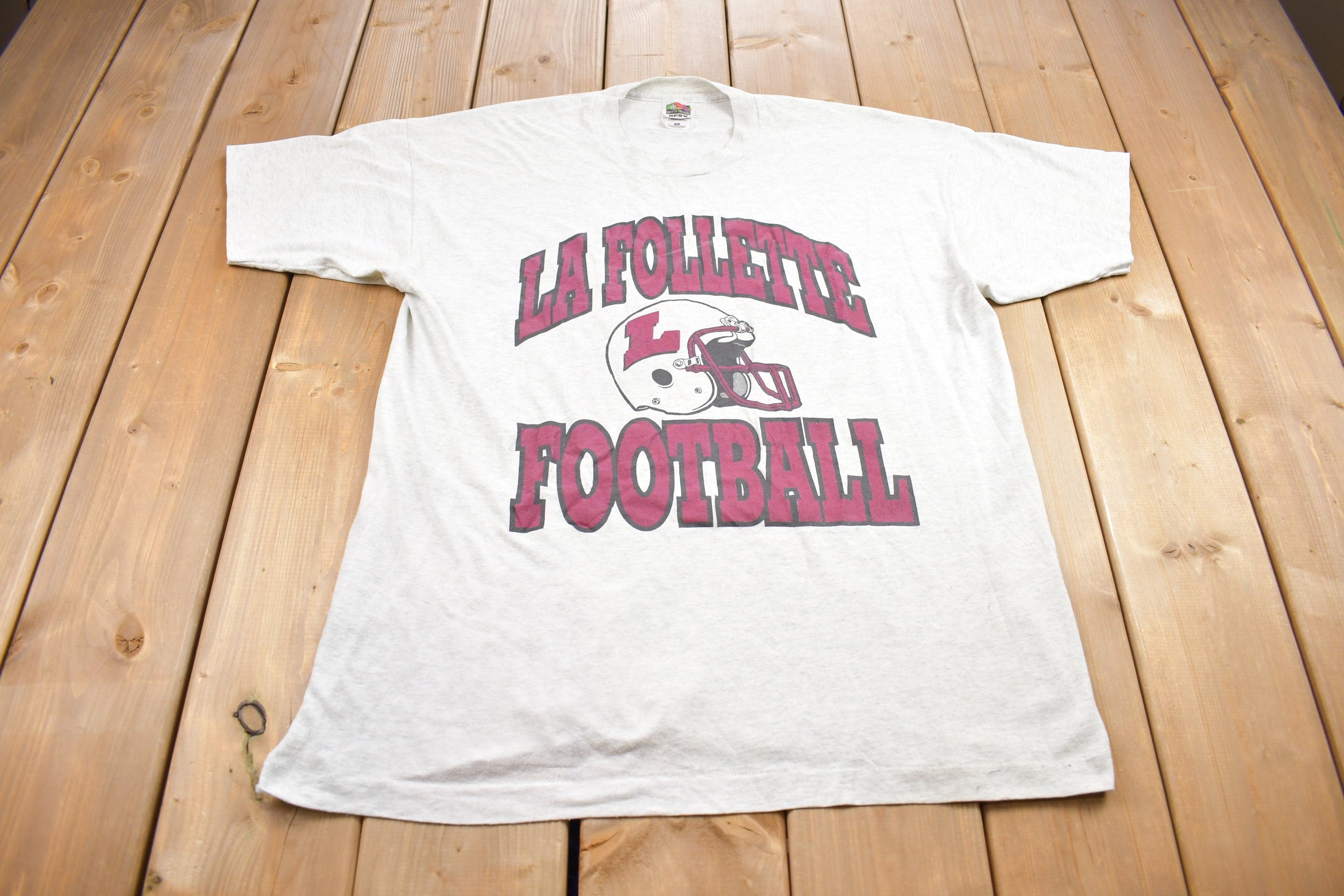 Vintage 1990s La Follette University Football Collegiate T-Shirt
