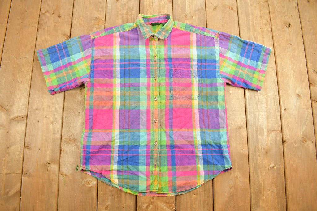 Vintage 1990s Hunt Club Striped Button Up Shirt