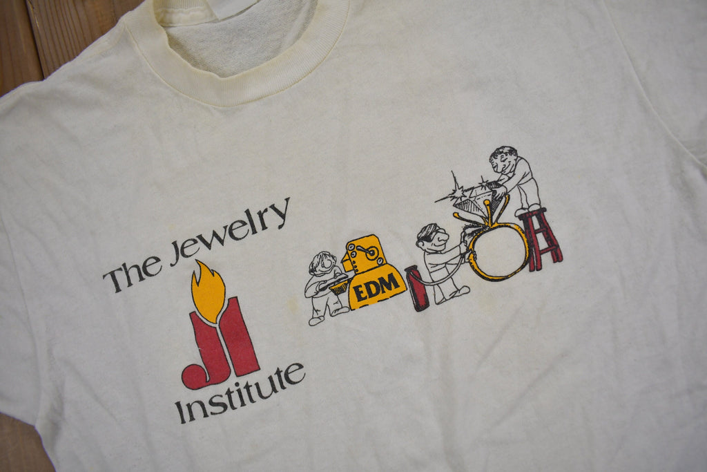 Vintage 1970S The Jewelry Institute Graphic T Shirt