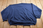 Vintage 1990s Tultex Blank Navy Blue Crewneck Sweatshirt  90s Crewneck  Made In USA  Essential  Streetwear  90s Blank  Tultex Crewneck
