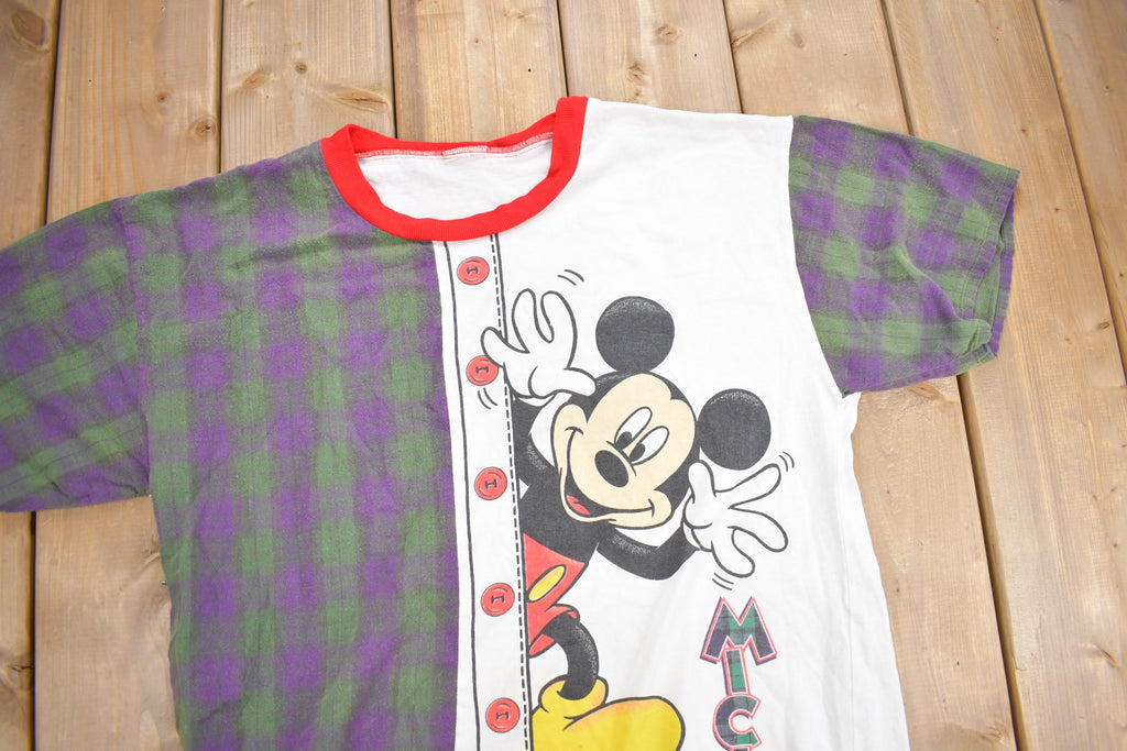 Vintage 1990s Mickey Mouse Graphic Lounge T-Shirt
