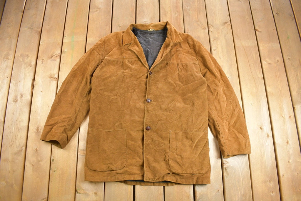Vintage 1980s Faux Suede Jacket