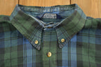 Vintage 1990s Nautica Plaid Button Up Shirt