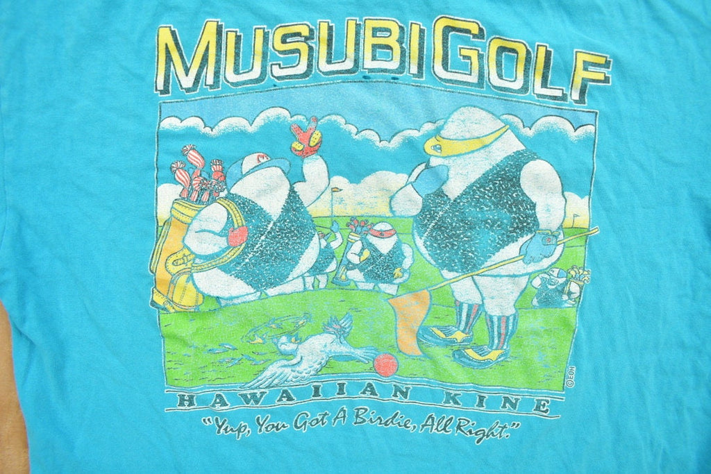 Vintage 1990s Musubi Golf Hawaii Graphic T-Shirt