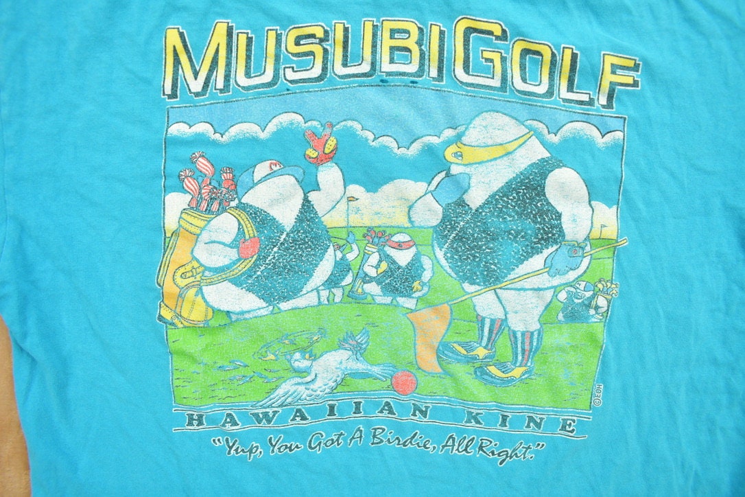 Vintage 1990s Musubi Golf Hawaii Graphic T-Shirt