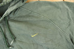 Vintage Y2K Nike Mini Swoosh Hoodie / Green Nike Hoodie / Nike Swoosh / Embroidered / Nike Hoodie Size XXL