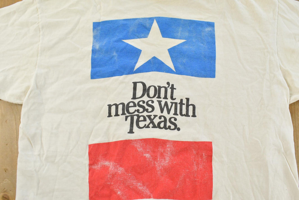 Vintage 1980s Dont' Mess With Texas T-Shirt Men's M