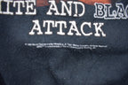 Vintage 1998 WCW NWO White and Black Attack Graphic Wrestling Crewneck