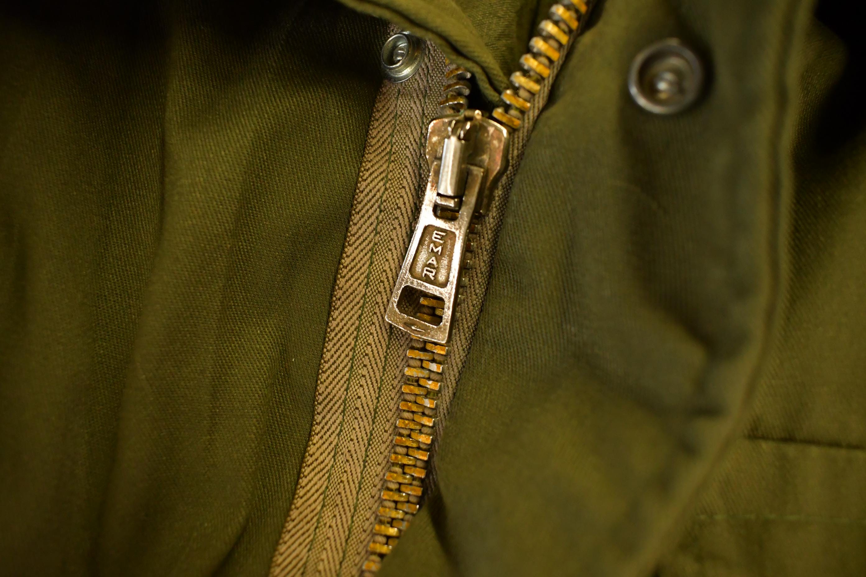 Vintage 1970s Distressed M-65 Military Field Coat Men's XL