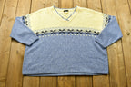 Vintage 90'S Knitted Sweater Made In USA