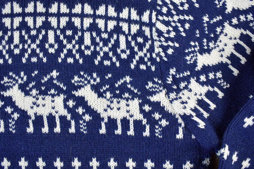 Vintage 1980s Probe Reindeer Knit Crewneck Sweater