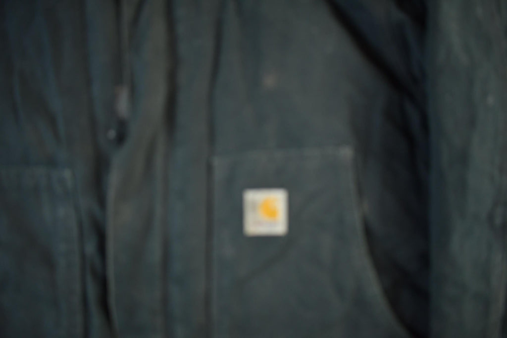 Vintage 1990s Carhartt Sun Faded Work Jacket Men's XL
