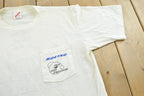 Vintage 1990s Boeing Nasa Space Station Graphic T Shirt Mens L