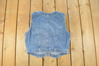 Vintage 2000s Gap Denim Button Up Vest Jacket Women's M