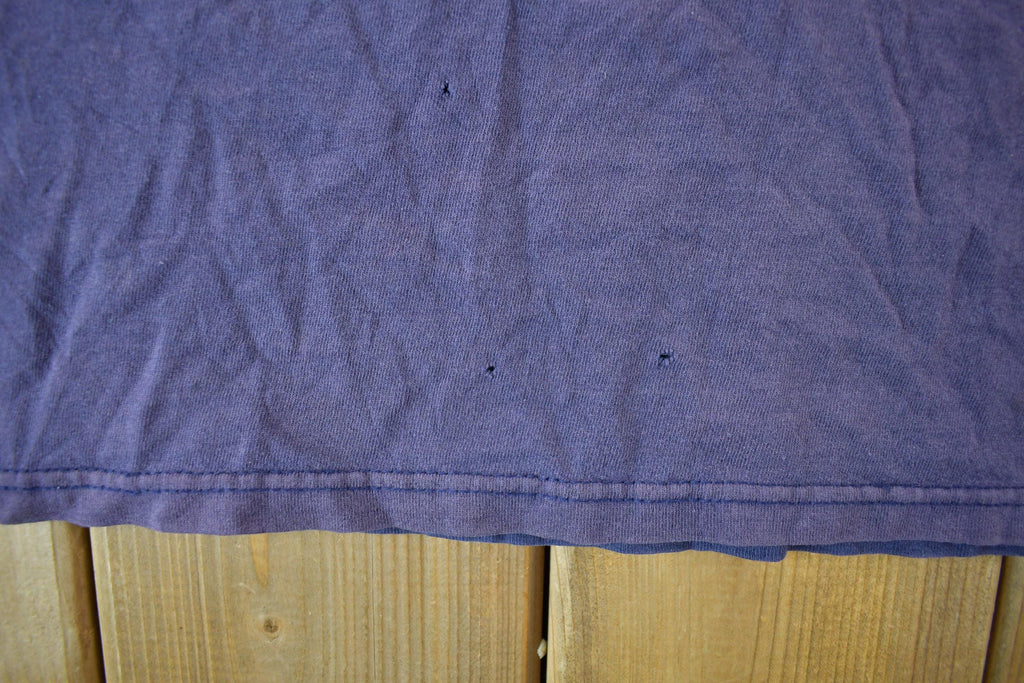 Vintage 1990s Varsity Club Distressed Faded Graphic T-Shirt