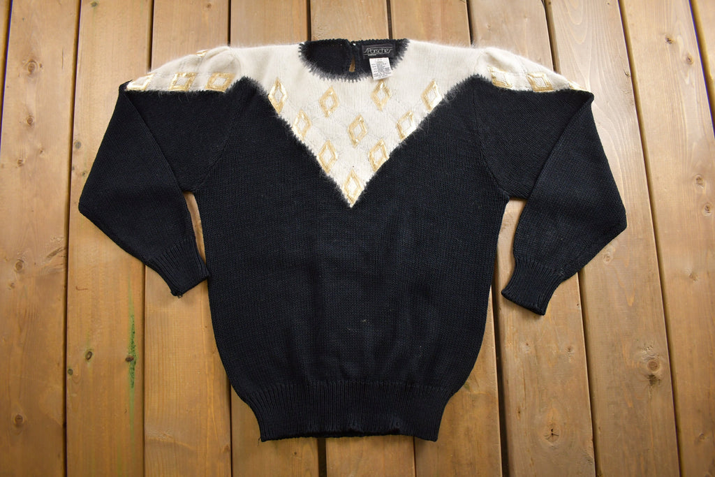 Vintage 1990s Fuzzy Knit Sweater