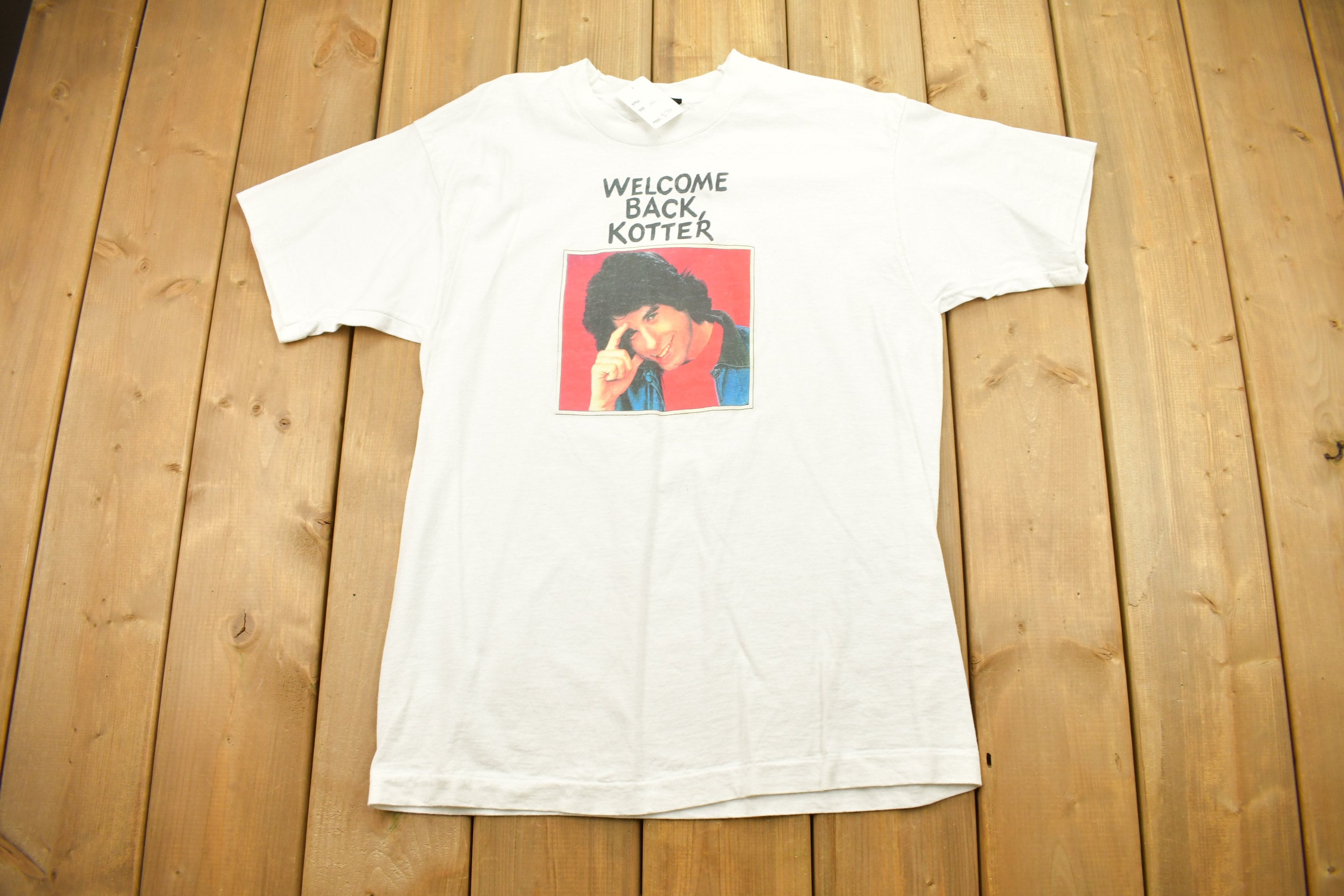 Vintage 1990s Welcome Back Kotter TV Promo Graphic T Shirt