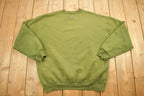 Vintage 1990s Blank Green Crewneck Sweatshirt