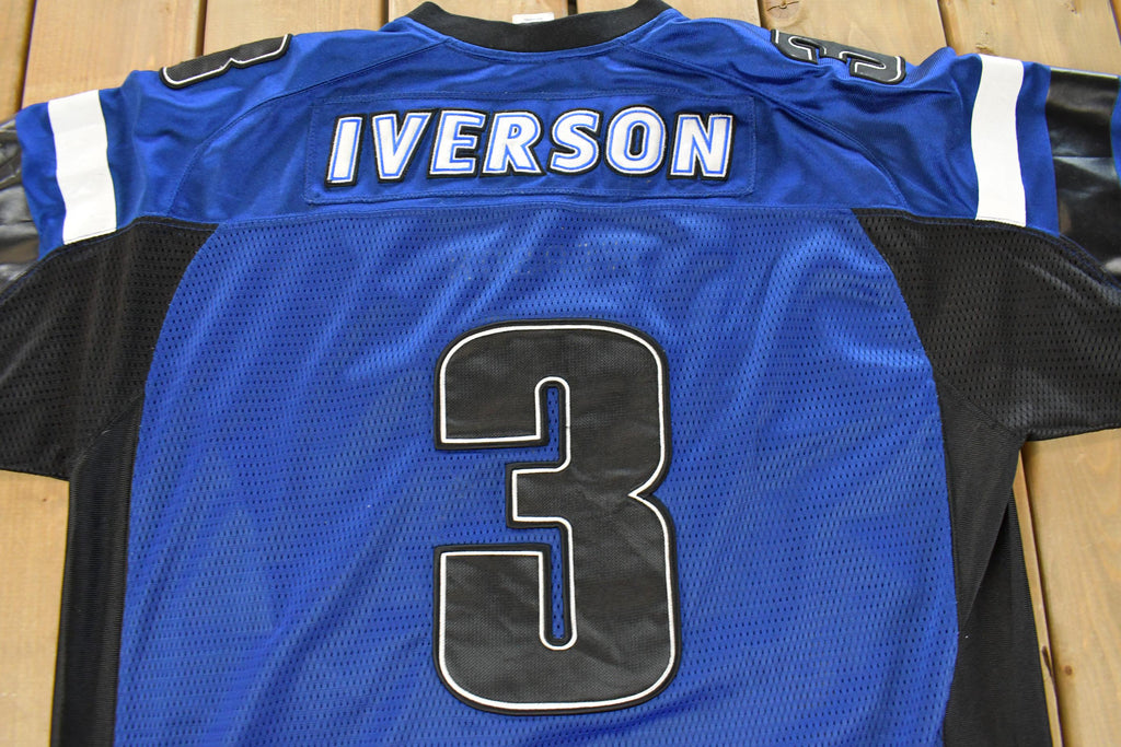 Vintage Y2K Allen Iverson I3 Reebok Football Jersey Men's XL