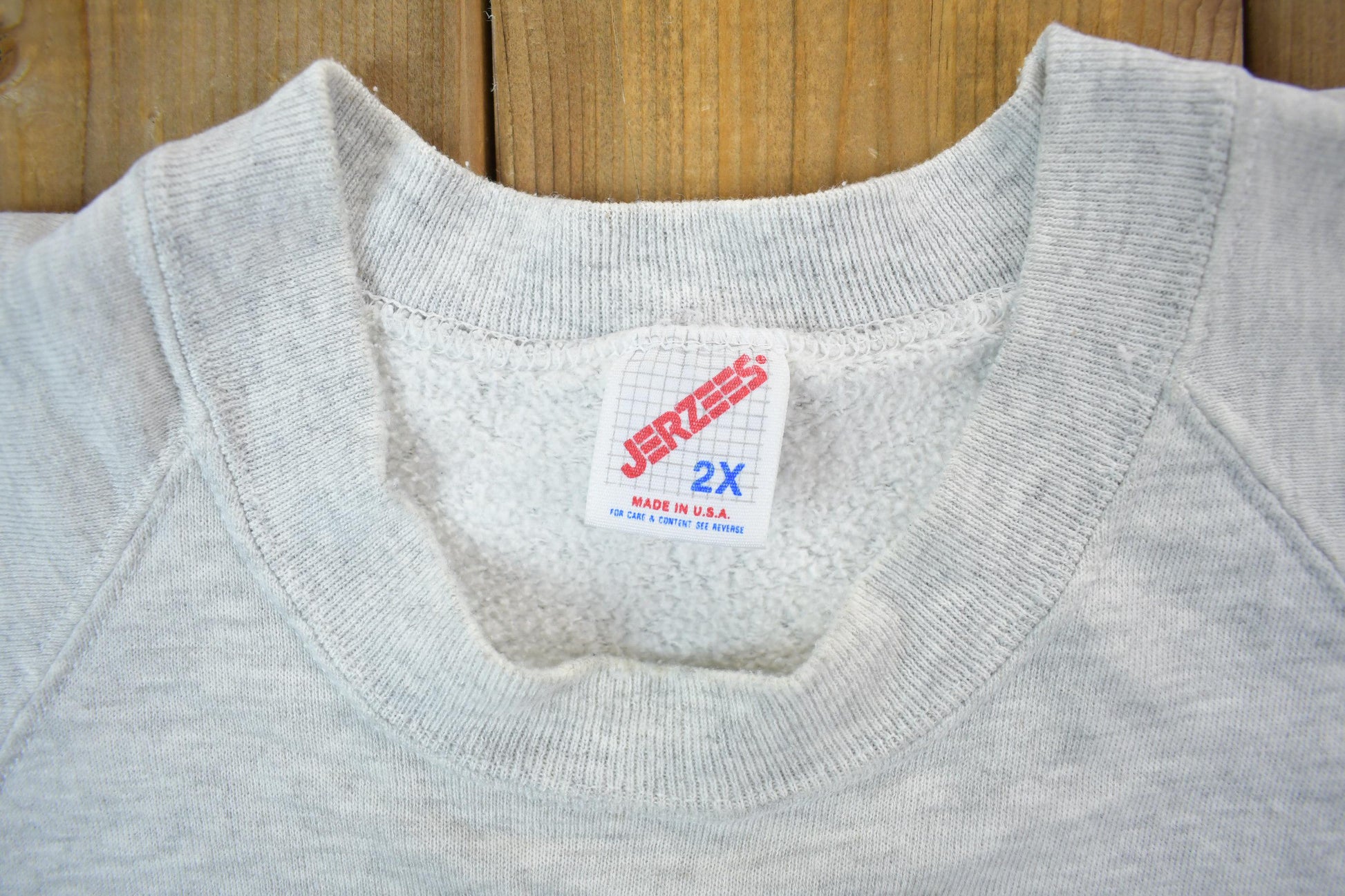 Vintage 1990s Blank Grey Crewneck Sweatshirt