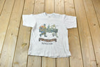 Vintage 1990s Souvenir Kingston Hockey Travel T-Shirt Made In Canada