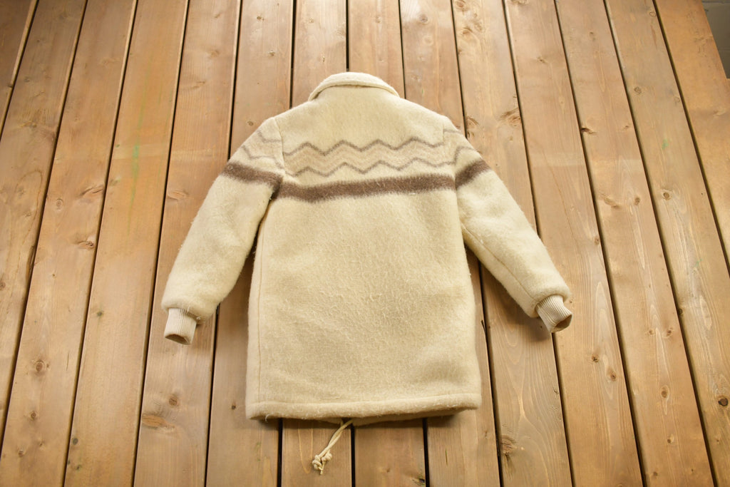Vintage 1970s Dynomite Sheep Wool Coat